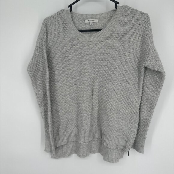 Madewell Sweaters - Madewell landmark‎ textured gray sweater size XXS